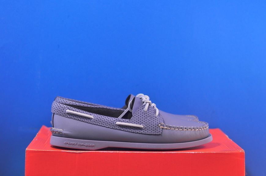 Топсайдери Sperry Authentic Original Grey Perforated STS87112 фото