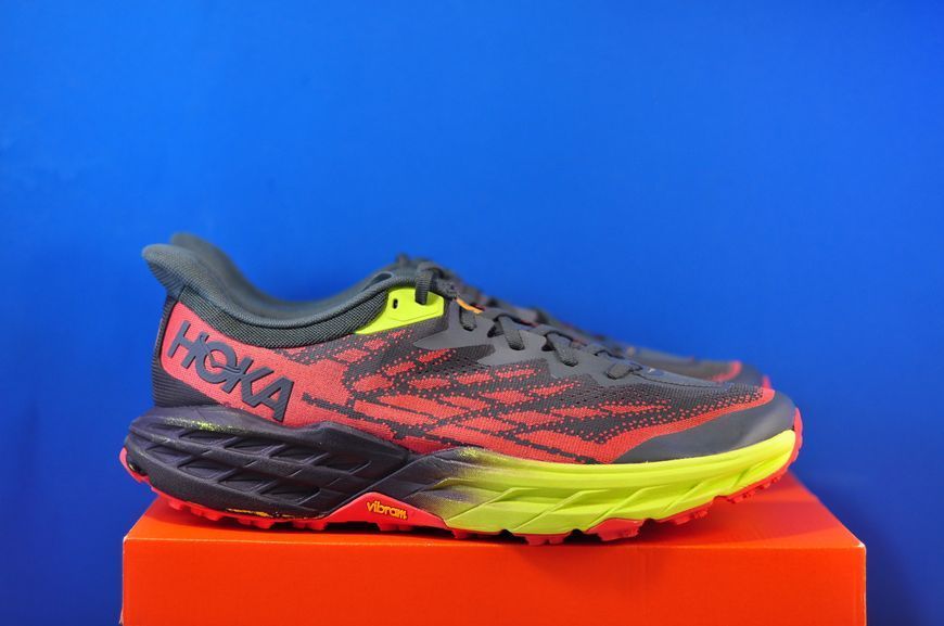 Hoka Speedgoat 5 Olive/Red 1123157 TFST фото