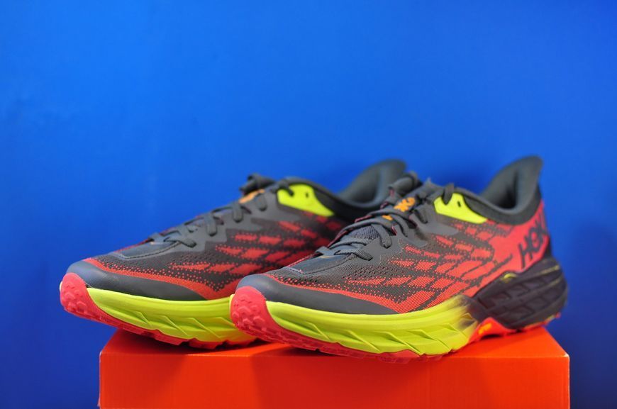Hoka Speedgoat 5 Olive/Red 1123157 TFST фото