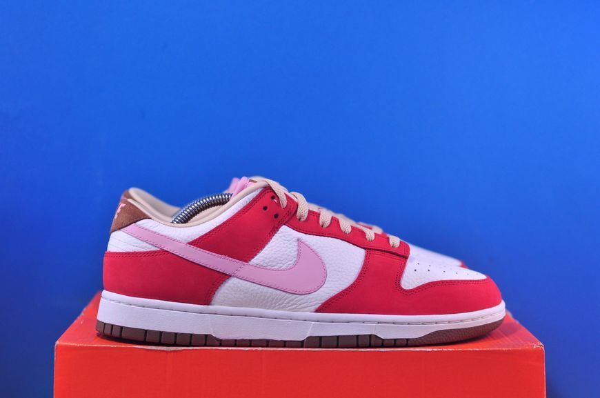 Кросівки Nike Dunk Low Prm White/Red FB7910-600 фото