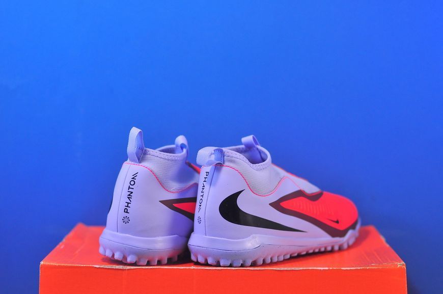 Сороканіжки Nike Phantom 6 High Academy TF Light Blue/Red HQ2049-400 HQ2049-400 фото