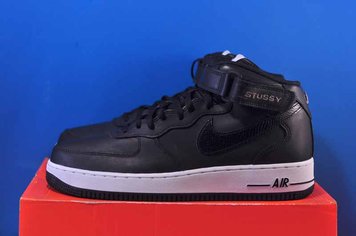 Кроcівки Nike By Stüssy Air Force 1 Mid Sp Black DJ7840-001 DJ7840-001 фото