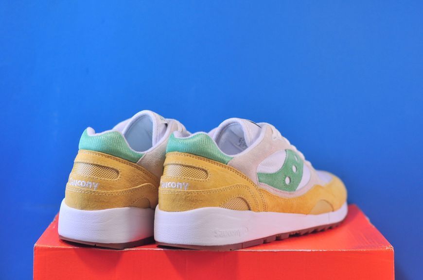 Кросівки Saucony Shadow 6000 S70441-42 White-Yellow-Green фото