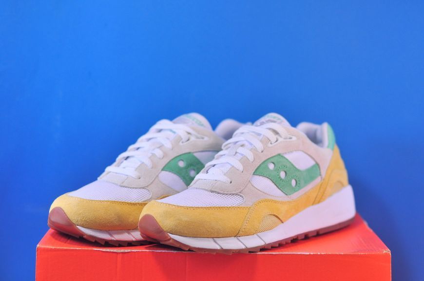 Кросівки Saucony Shadow 6000 S70441-42 White-Yellow-Green фото