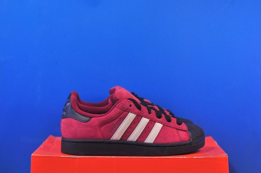 Кросівки Adidas Superstar II Noble Maroon/ Crew White/ Core Black JQ3220 JQ3220 фото