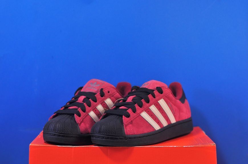 Кросівки Adidas Superstar II Noble Maroon/ Crew White/ Core Black JQ3220 JQ3220 фото