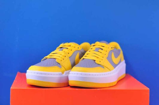 Кросівки Nike Air Jordan 1 Low Elevate Yellow Grey