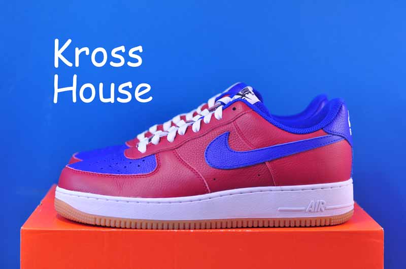 Air force 1 low best sale red white and blue